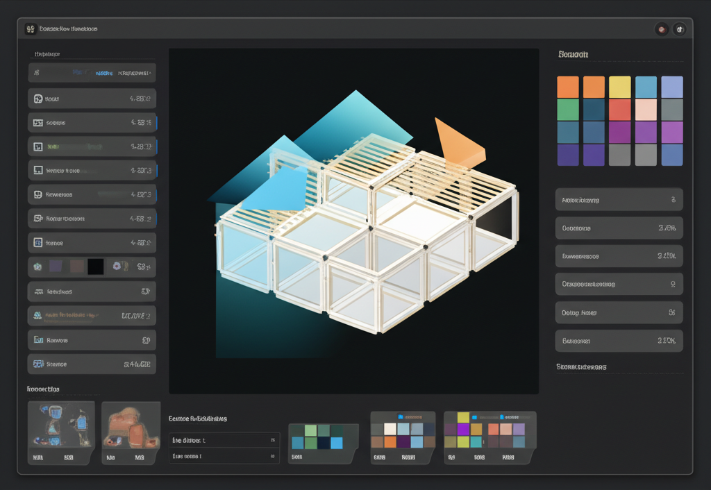 3D Modular Building Configurator Interface