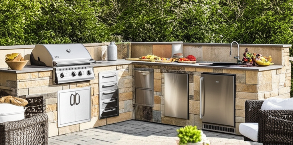3D Outdoor Kitchen Configurator Interface